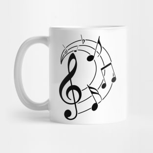 Music notes design Mug